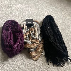 Winter Infinity Scarf Bundle